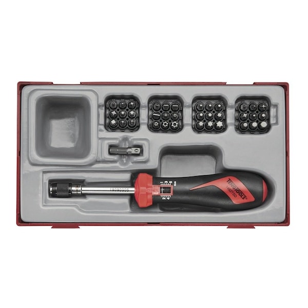 1/4 Inch Drive Torque Screwdriver Set Range 1 - 5 Nm - 38 Pieces